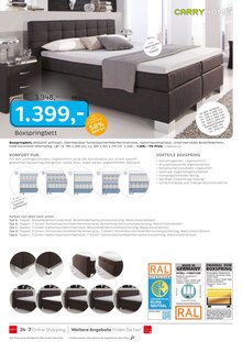Boxspringbett im aktuellen XXXLutz Prospekt (München) Boxspringbett im XXXLutz Prospekt "junges wohnen." mit 20 Seiten (München)