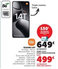 14T - Xiaomi en promo chez Super U Vaulx-en-Velin à 499,00 €