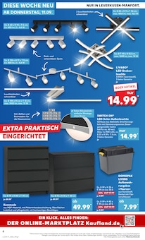 Solar-Led-Lampen im Kaufland Prospekt "EXTRA-ANGEBOTE" mit 8 Seiten (Köln)