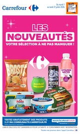 Prospectus Supermarchés Carrefour en cours à Bagneux et alentours, "LES NOUVEAUTÉS", 13 pages, 07/07/2026 - 27/07/2026 Catalogue Supermarchés Carrefour en cours à Bagneux et alentours, "LES NOUVEAUTÉS", 13 pages, 07/07/2026 - 27/07/2026