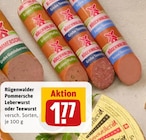 Aktuelles Pommersche Leberwurst Angebot bei REWE in Dortmund ab 1,77 €