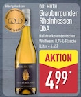 Grauburgunder Rheinhessen QbA von Dr. Muth im aktuellen ALDI Nord Prospekt für 4,99 €