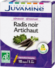 10 ampoules radis noir et artichaut dépuratif détoxifiant - Juvamine en promo chez Norma Nancy à 2,99 €