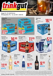 Trinkgut Prospekt für Buch: "Aktuelle Angebote", 4 Seiten, 27.04.2026 - 02.05.2026