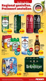 Bier im Penny Prospekt "Wer günstig will, muss Penny." mit 38 Seiten (Halberstadt)