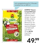 Rasen-Langzeitdünger von COMPO für 49,99 € bei Hellweg im Angebot Rasen-Langzeitdünger von COMPO im aktuellen Hellweg Prospekt