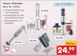 Versch. Stabmixer Angebote von arendo bei Netto Marken-Discount Ludwigsburg für 24,99 €