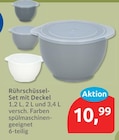 Rührschüssel-Set mit Deckel für 10,99 € bei budni im Angebot Rührschüssel-Set mit Deckel im aktuellen budni Prospekt