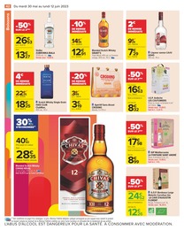 Prix et réduction Whisky dans le prospectus Carrefour en cours Offre Whisky dans le catalogue Carrefour du moment à la page 42