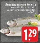 Aktuelles Ausgenommene Forelle Angebot bei EDEKA in Mülheim (Ruhr) ab 1,29 €