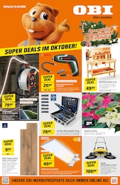 Baumärkte Prospekt von OBI in Krombach Aktueller OBI Baumärkte Prospekt für Krombach: SUPER DEALS IM OKTOBER! mit 4} Seiten, 24.10.2026 - 31.10.2026