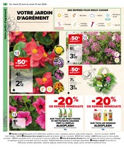 Promos Fleurs dans le catalogue "EMBELLIR VOTRE EXTÉRIEUR AVEC NOS EXPERTS" de Carrefour à la page 4