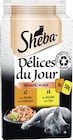 Délices du jour pour chat au poulet et à la dinde - SHEBA dans le catalogue Géant Casino