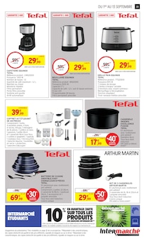 Promotion Batterie De Cuisine dans le prospectus Intermarché Super, valable du 01/09/2026 au 13/09/2026 Promo Batterie De Cuisine dans le catalogue Intermarché Super du moment à la page 33