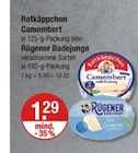 Camembert von Rotkäppchen oder Rügener Badejunge im aktuellen V-Markt Prospekt für 1,29 €