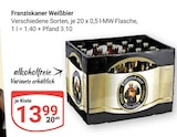 Weißbier Angebote von Franziskaner bei GLOBUS Trier für 13,99 €