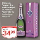 Champagne Brut Rosé im Angebot bei GLOBUS in Frankenthal Champagne Brut Rosé Angebote von Pommery bei GLOBUS Frankenthal für 34,99 €