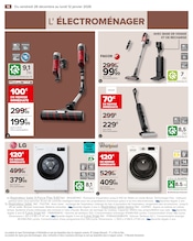 Aspirateur Balai Angebote im Prospekt "LE BLANC : STYLÉS LES PETITS PRIX !" von Carrefour auf Seite 18