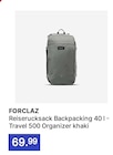 Reiserucksack Backpacking Travel 500 Organizer von FORCLAZ im aktuellen Decathlon Prospekt für 69,99 €