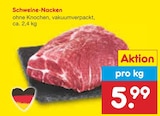 Netto Marken-Discount Springe - Schweine-Nacken Angebot im Prospekt Schweine-Nacken bei Netto Marken-Discount im Springe Prospekt für 5,99 €
