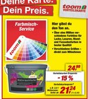 Aktuelles Wohnraumfarbe Angebot bei toom Baumarkt in Jena ab 21,24 €