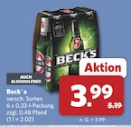 Aktuelle Becks Angebote bei combi in Osnabrück Aktuelles Beck´s Angebot bei combi in Osnabrück ab 3,99 €