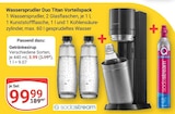 Wassersprudler Duo Titan Vorteilspack im Angebot bei GLOBUS in Jena Wassersprudler Duo Titan Vorteilspack Angebote von sodastream bei GLOBUS Jena für 3,99 €