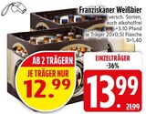 Weißbier im EDEKA Prospekt Weißbier von Franziskaner im aktuellen EDEKA Prospekt für 12,99 €