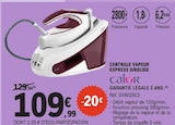 Centrale vapeur express airglide - CALOR - E.Leclerc à Le Havre Centrale vapeur express airglide - CALOR en promo chez E.Leclerc Le Havre à 109,99 €