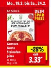 Steinofenpizza bei Lidl im Bruckmühl Prospekt für 3,33 €