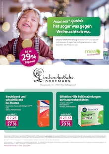 Aktueller mea - meine apotheke Prospekt "Unsere Dezember-Angebote" Seite 1 von 4 Seiten für Bad Fallingbostel