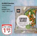 Gemüse im Angebot bei GLOBUS in Hof Gemüse Angebote von GLOBUS bei GLOBUS Hof für 1,99 €