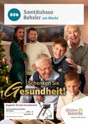 Aktueller Sanitätshaus Behsler am Markt Sanitätshäuser Prospekt in Germersheim und Umgebung, "Schenken Sie Gesundheit!" mit 6 Seiten, 12.11.2025 - 31.01.2026