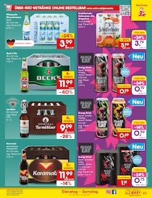 Energydrink im aktuellen Netto Marken-Discount Prospekt (Waiblingen) Energydrink im Netto Marken-Discount Prospekt "Aktuelle Angebote" mit 58 Seiten (Waiblingen)