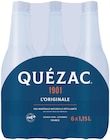 Eau minérale gazeuse - QUÉZAC en promo chez Colruyt Eau minérale gazeuse - QUÉZAC dans le catalogue Colruyt
