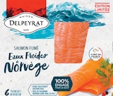 Saumon fumé Eaux froides de Norvège - DELPEYRAT - Netto Saumon fumé Eaux froides de Norvège - DELPEYRAT à 6,52 € dans le catalogue Netto