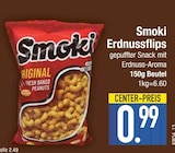 Erdnussflips im EDEKA Prospekt Erdnussflips von Smoki im aktuellen EDEKA Prospekt für 0,99 €