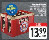 EDEKA Brattendorf - Weißbier Angebot im Prospekt Weißbier bei EDEKA im Brattendorf Prospekt für 13,99 €