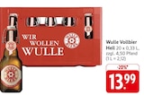 Vollbier Hell im Angebot bei EDEKA in Künzelsau Vollbier Hell Angebote von Wulle bei EDEKA Künzelsau für 13,99 €