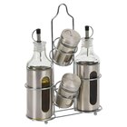 Set assaisonnement 4en1 en verre et inox gris en promo chez Gifi Set assaisonnement 4en1 en verre et inox gris dans le catalogue Gifi