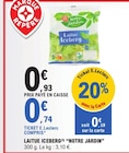 Laitue Iceberg - Notre Jardin en promo chez E.Leclerc Laitue Iceberg - Notre Jardin dans le catalogue E.Leclerc