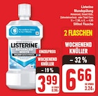 Mundspülung Advanced, Smart Kidz, Zahnsteinschutz oder Total Care von Listerine im aktuellen EDEKA Prospekt