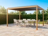 Pergola à lames orientables 4 x 3 m - Brico Dépôt à Courbevoie Pergola à lames orientables 4 x 3 m en promo chez Brico Dépôt Courbevoie à 899,00 €