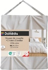 Parure housse de couette + 2 taies d'oreiller matelassé - DOMÉDIA en promo chez Intermarché Super Laval à 23,03 €