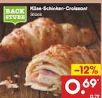 Käse-Schinken-Croissant Angebote von Backstube bei Netto Marken-Discount Göttingen für 0,69 €