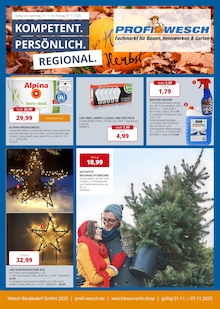 Aktueller PROFI Wesch Prospekt für Weinbergen und Ungebung,  Seiten zum blättern PROFI Wesch Prospekt KOMPETENT. PERSÖNLICH. REGIONAL. mit  Seiten in Weinbergen und Umgebung