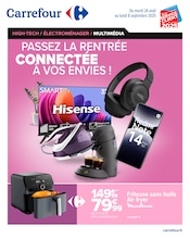 Friteuse Angebote im Prospekt "PASSEZ LA RENTRÉE CONNECTÉE À VOS ENVIES !" von Carrefour Friteuse Angebote im Prospekt "PASSEZ LA RENTRÉE CONNECTÉE À VOS ENVIES !" von Carrefour auf Seite 1