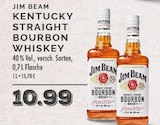 Kentucky Straight Bourbon Whiskey Angebote von Jim Beam bei EDEKA Dinslaken für 10,99 €
