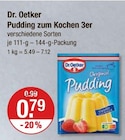 Pudding zum Kochen 3er von Dr. Oetker im aktuellen V-Markt Prospekt für 0,79 €