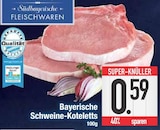 Bayerische Schweine-Koteletts von  im aktuellen EDEKA Prospekt für 0,59 €